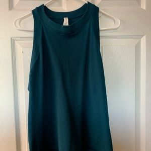 Athleta Renew Seamless Racerback Tank, Borealis Green, 2x